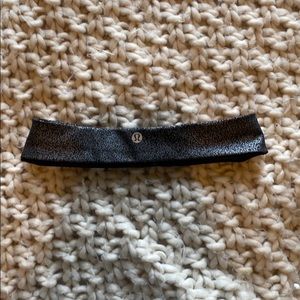 Grey lululemon headband